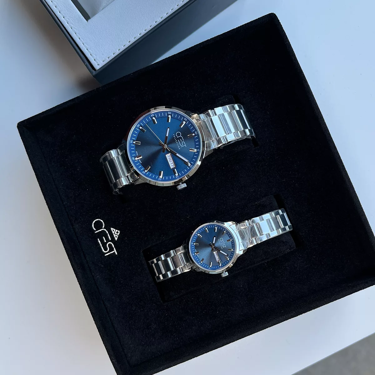 ساعت مچی ست کرست 9055L-3و CREST 9055G-3