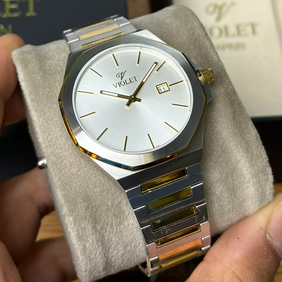 ساعت مچی ست ویولت B0623G-818 و VIOLET B0623L-818