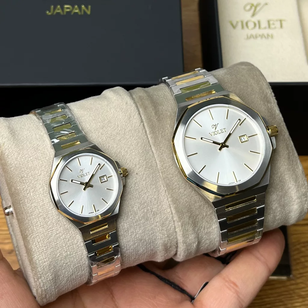 ساعت مچی ست ویولت B0623G-818 و VIOLET B0623L-818