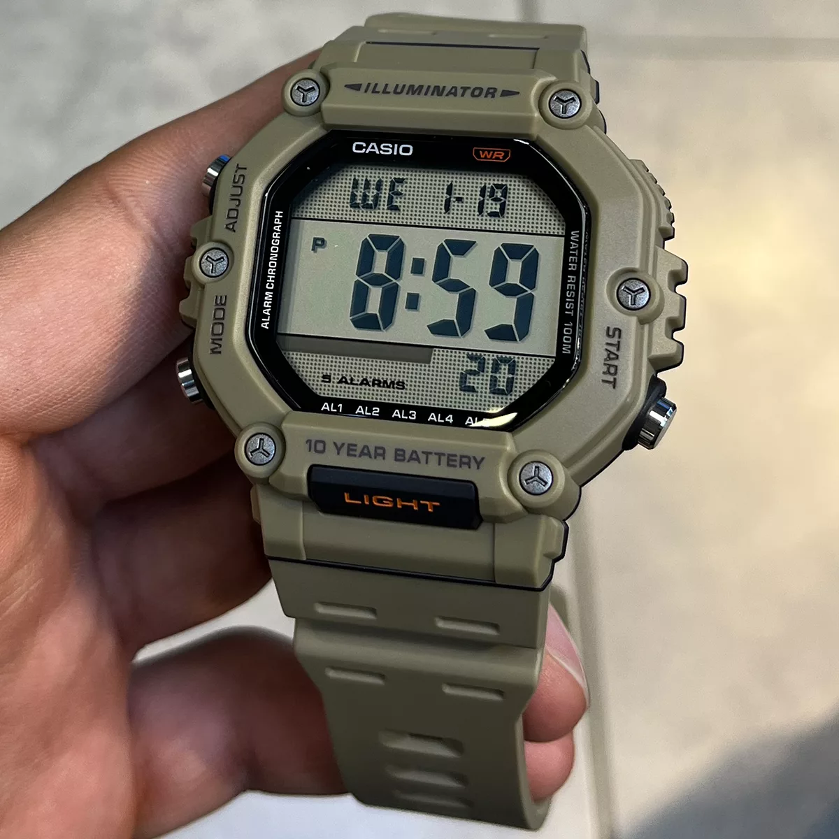 ساعت مچی مردانه کاسیو CASIO AE-1600H-5AV