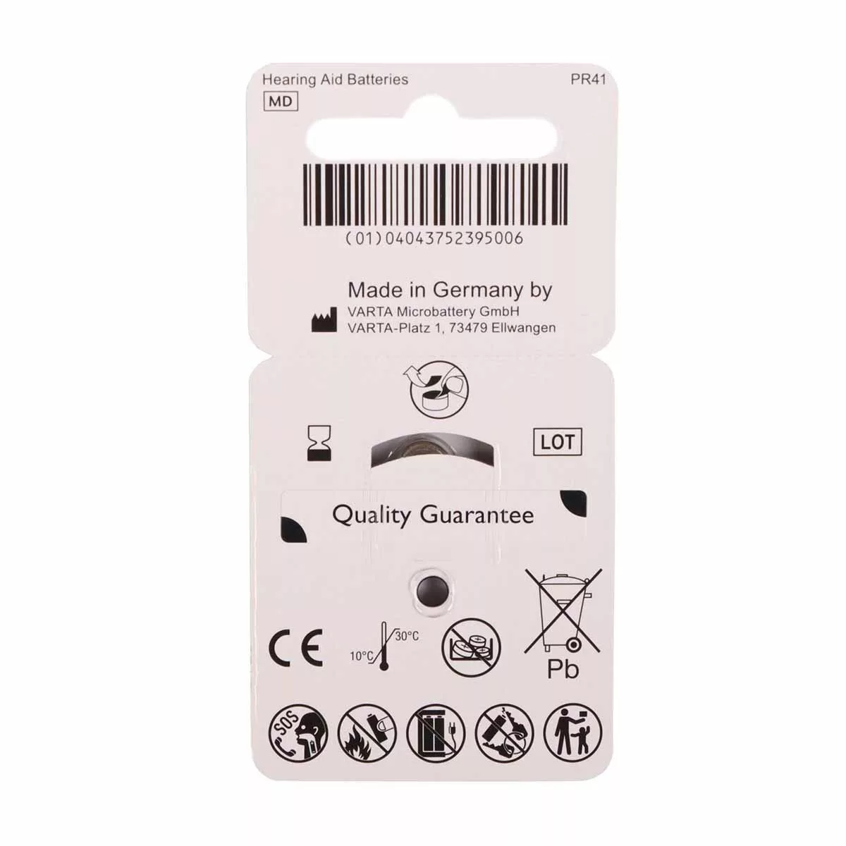 باتری سمعک اکو پلاس کد 312 بسته 6 عددی