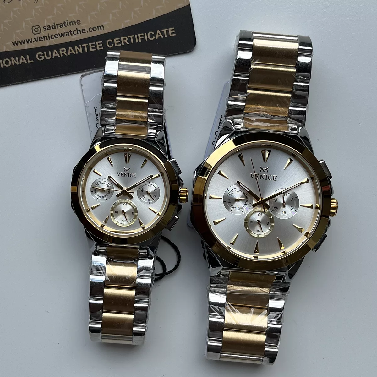 ساعت مچی ست ونیز V801225202 و VENICE V801225201