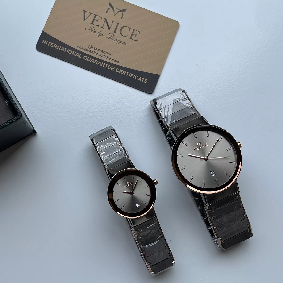 ساعت مچی ست ونیز V801468202 و VENICE V801468201