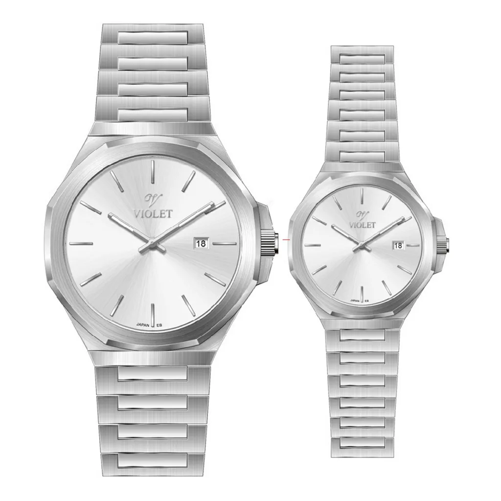 ساعت مچی ست ویولت B0623G-111 و VIOLET B0623L-111