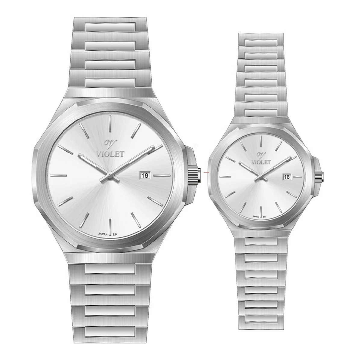 ساعت مچی ست ویولت B0623G-111 و VIOLET B0623L-111