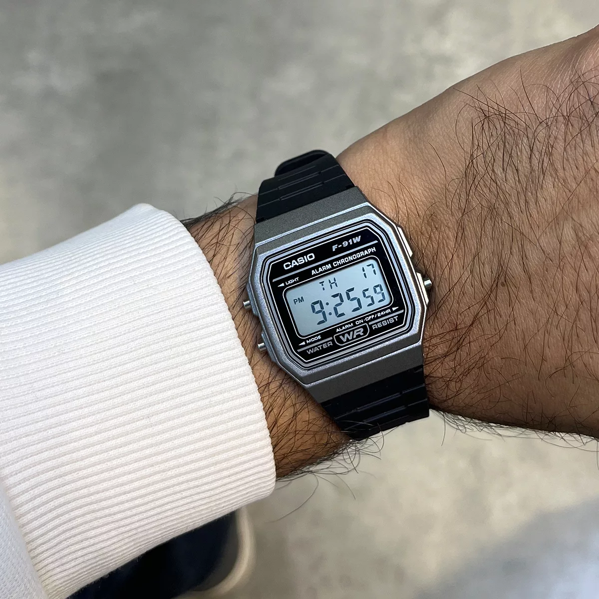 ساعت مچی کاسیو CASIO F-91WM-1B