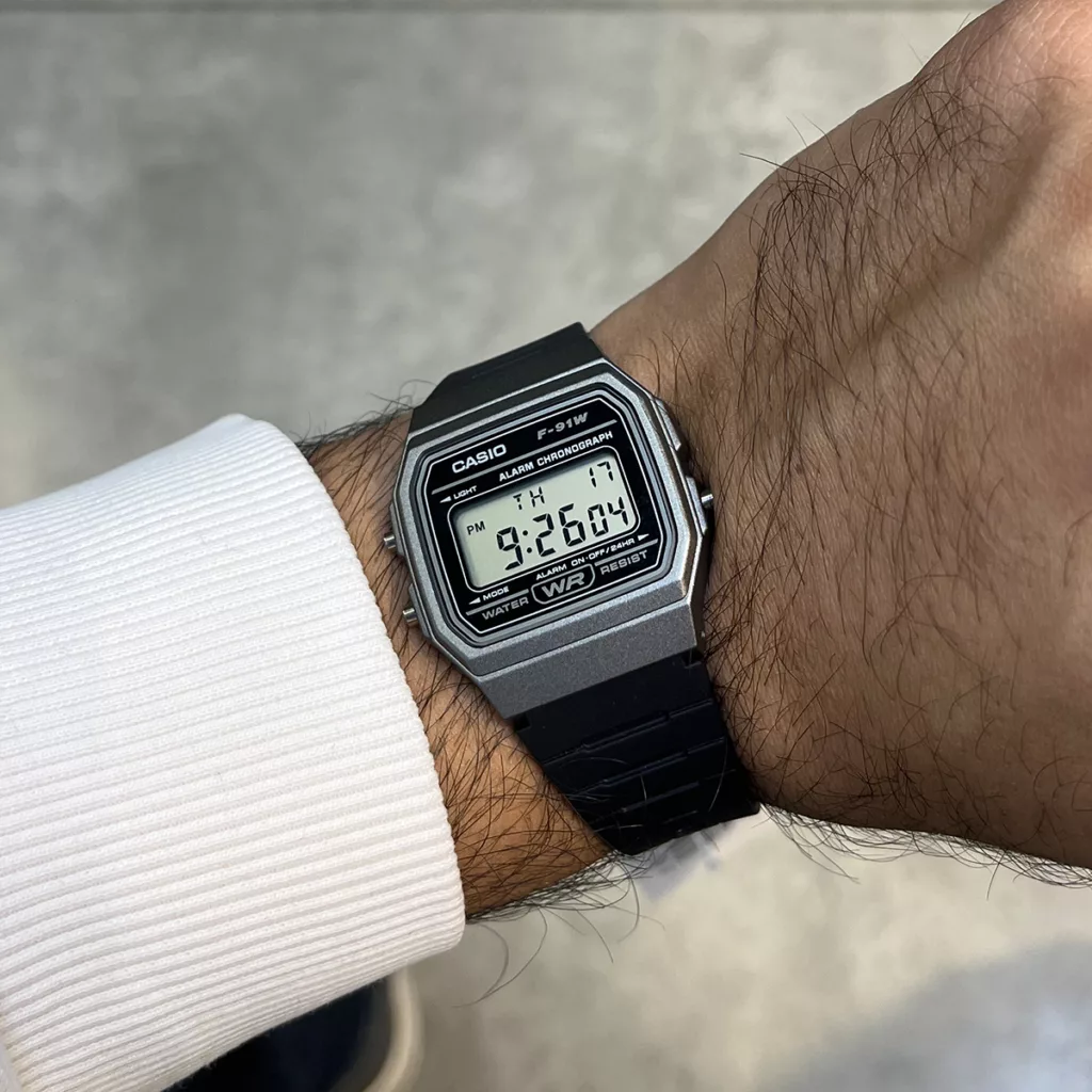ساعت مچی کاسیو CASIO F-91WM-1B