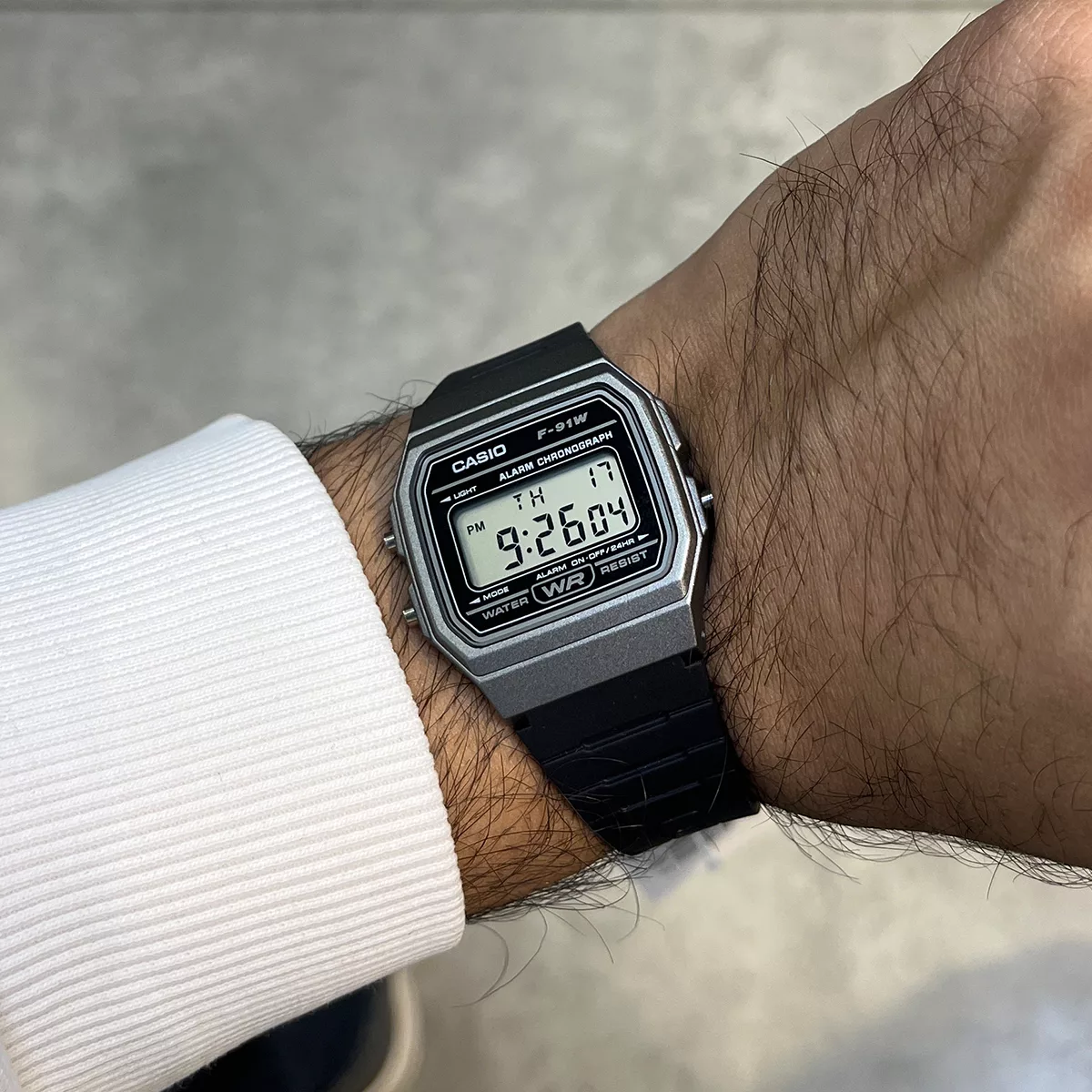 ساعت مچی کاسیو CASIO F-91WM-1B
