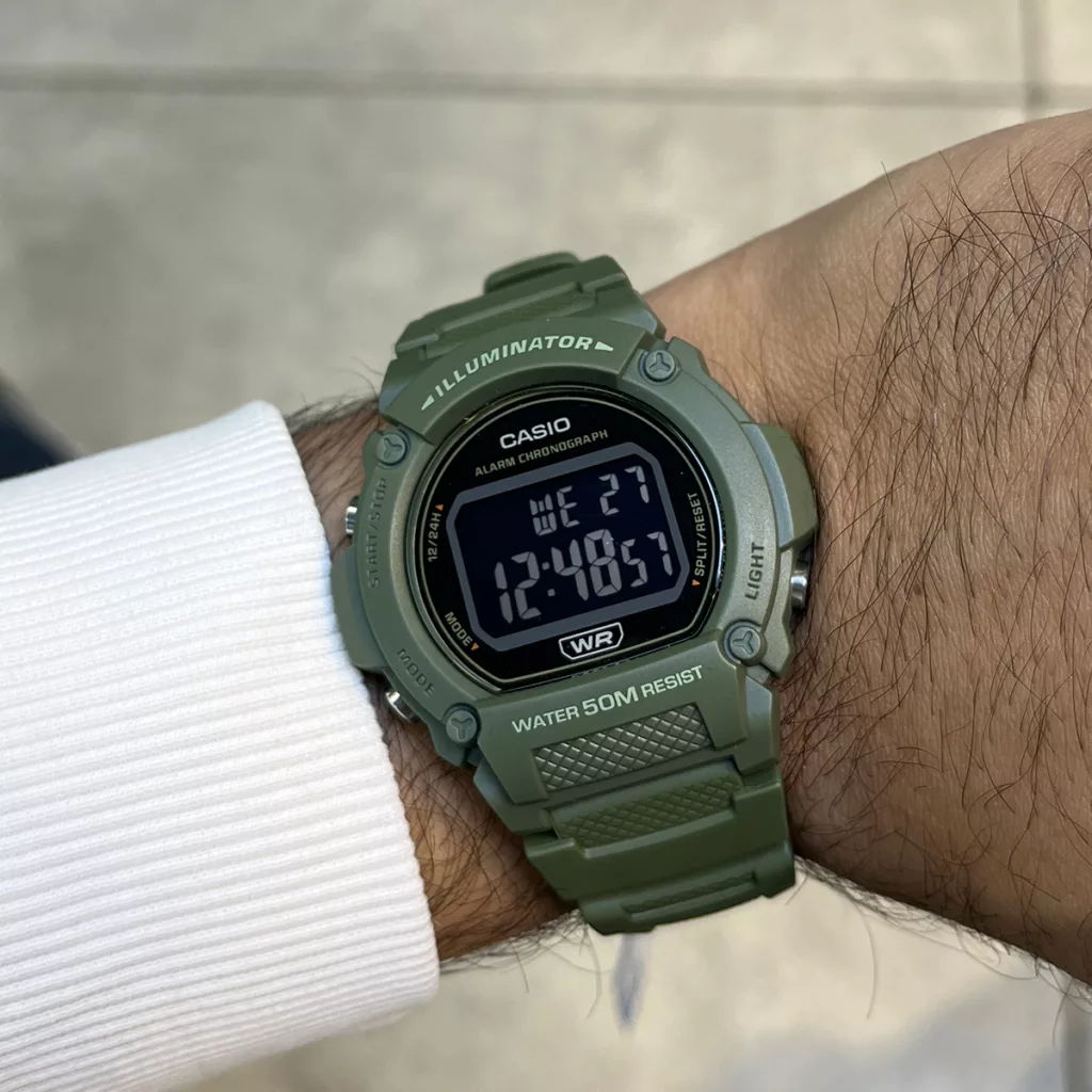 ساعت مچی کاسیو CASIO W-219HC-3BV
