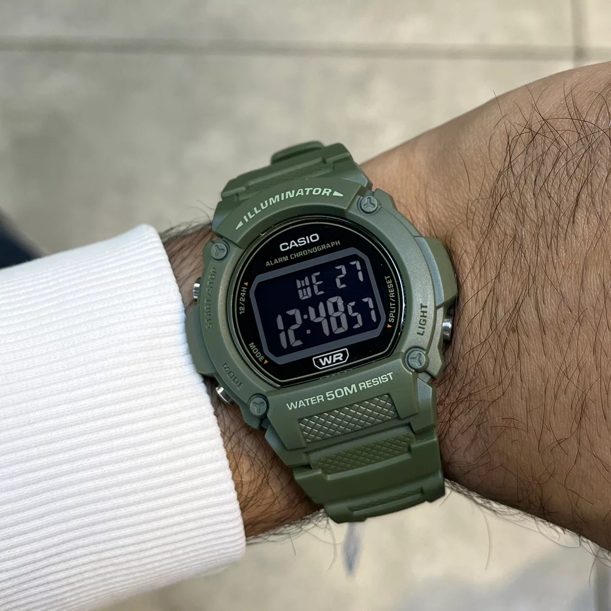ساعت مچی کاسیو CASIO W-219HC-3BV
