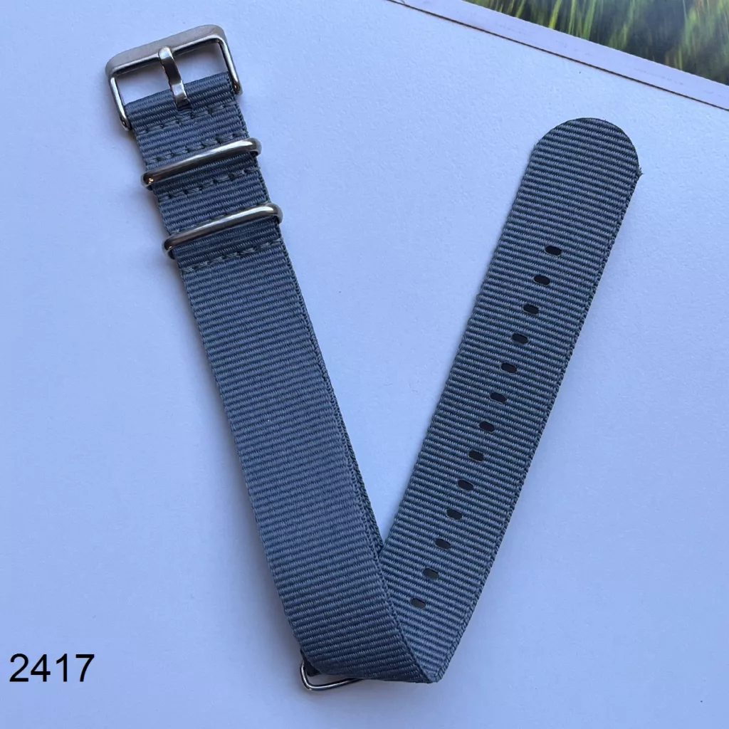 بند نیتو برزنتی طوسی سایز 24mm کد 2417