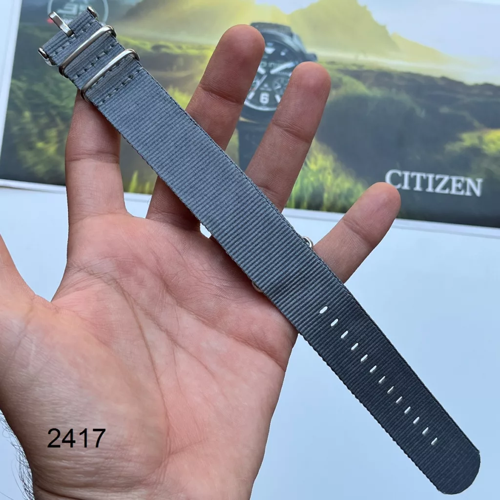 بند نیتو برزنتی طوسی سایز 24mm کد 2417