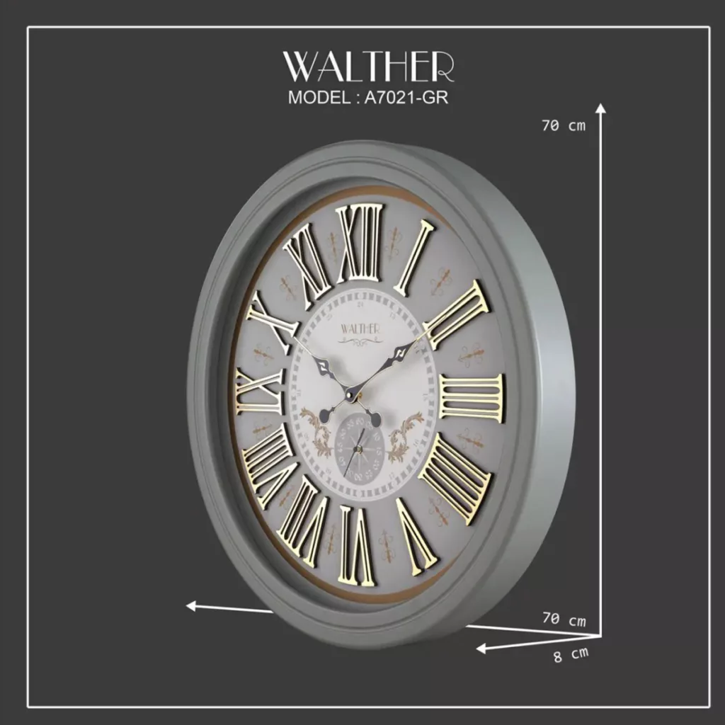 ساعت دیواری والتر WALTHER A7021GR