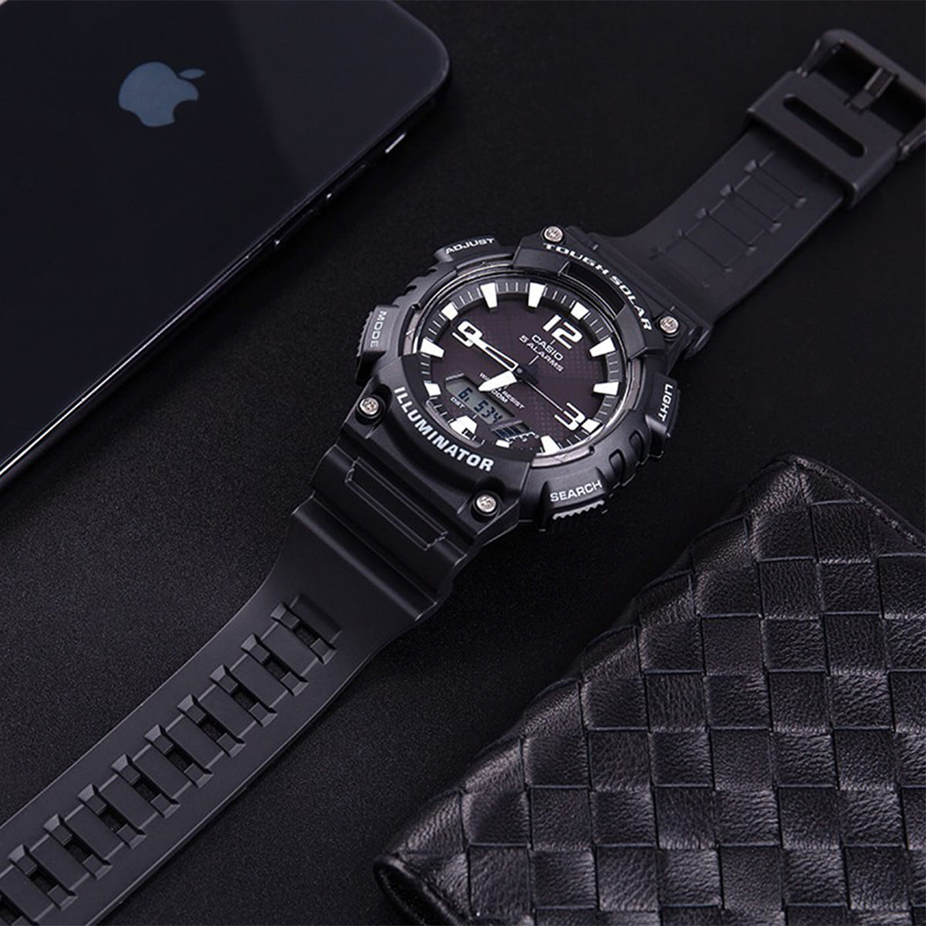 بند رزین مقاوم ساعت اسپرت کاسیو مدل AQ-S810W