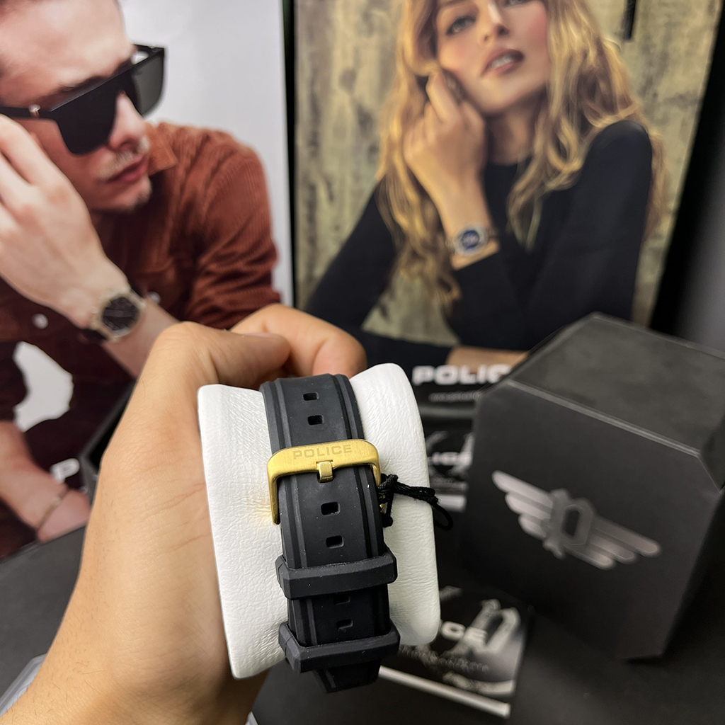 بند حصیری (Mesh) استیل دودی ساعت پلیس PEWJQ2226702