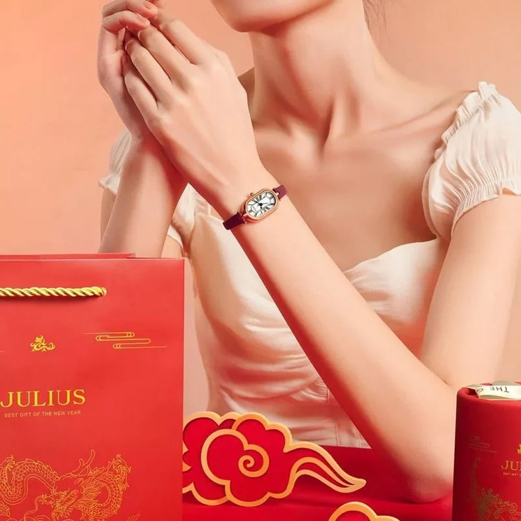 ساعت مچی زنانه جولیوس JULIUS JA-1534A (GIFT BOX)