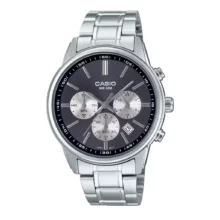 ساعت کاسیو مدل MTP-E515D-1A با بند استیل نقره‌ای