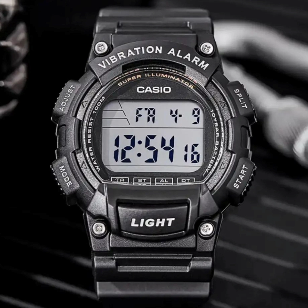 ساعت مچی مردانه کاسیو مدل W-736H-1AVDF با بند رزینی مشکی