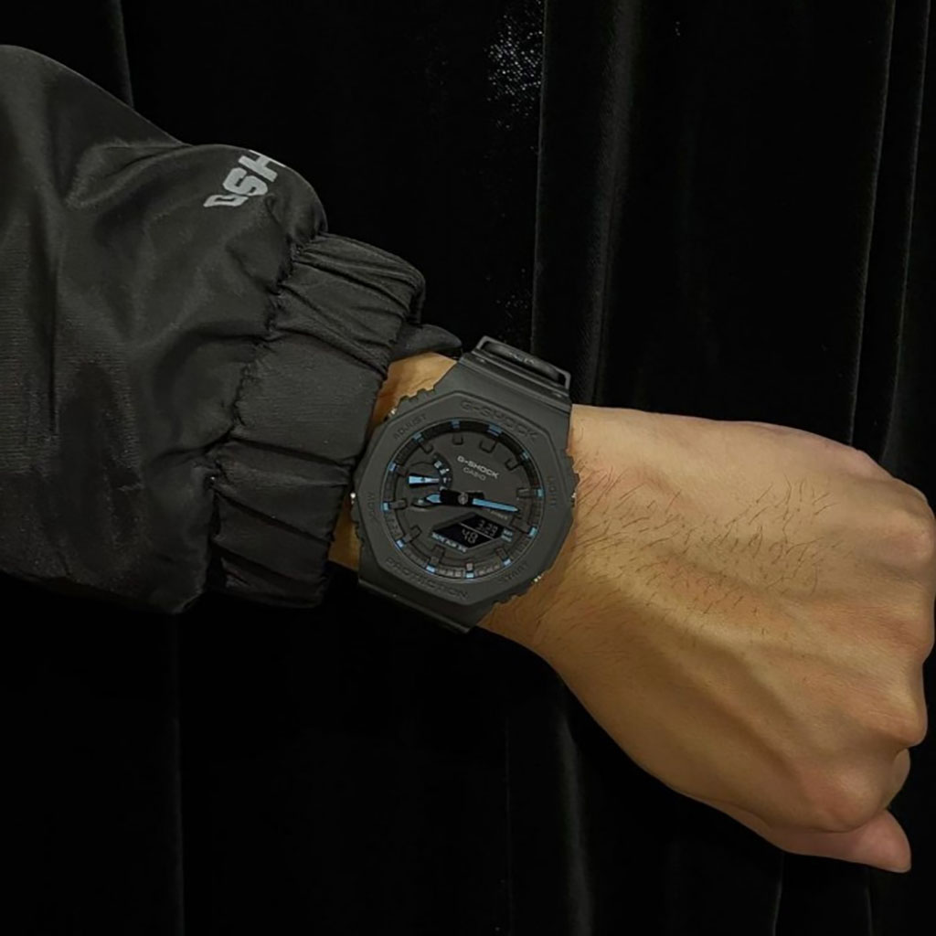 ساعت اورجینال CASIO G-SHOCK GA-2100-1A2 مردانه ضدضربه