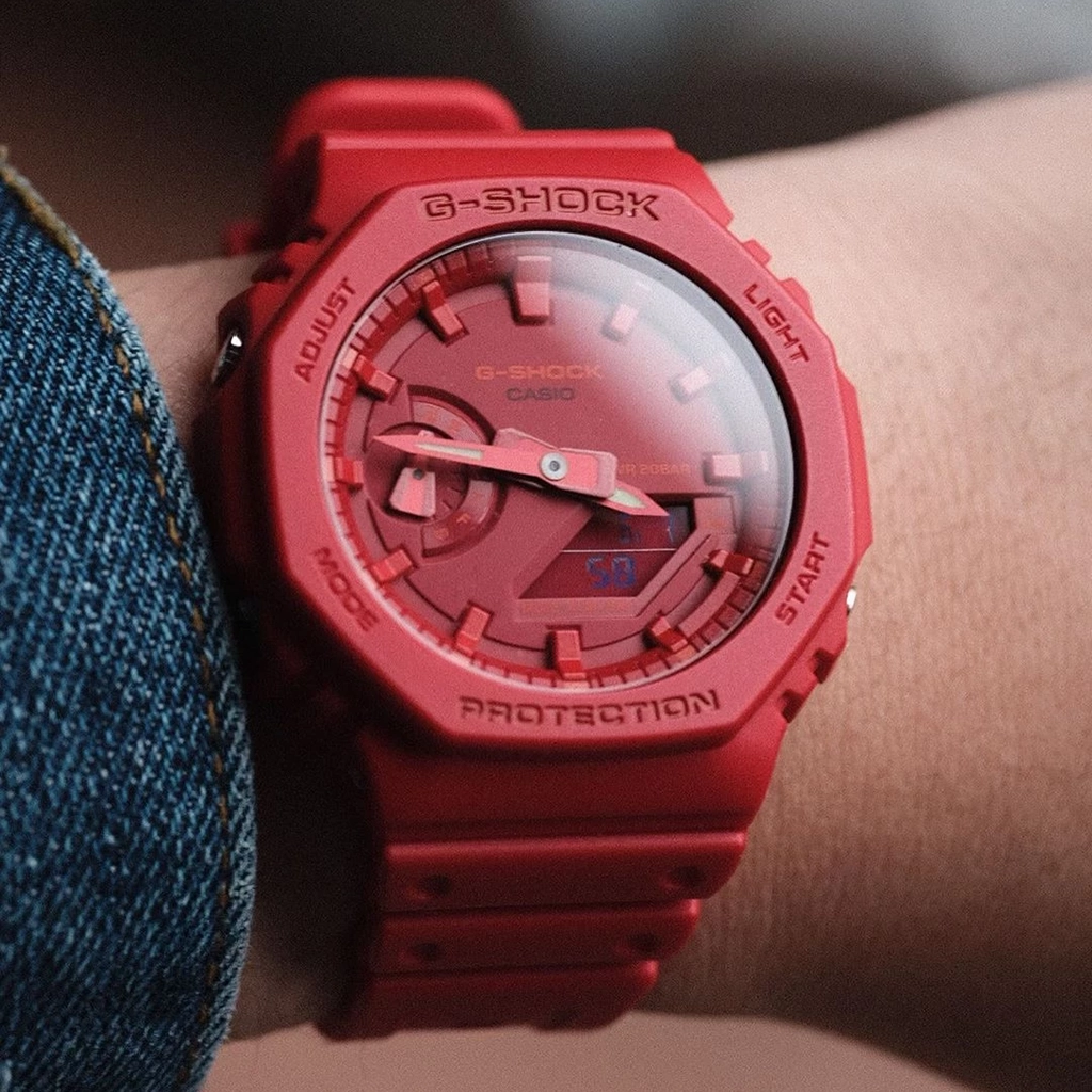ساعت مچی اسپرت مردانه کاسیو جی شاک قرمز