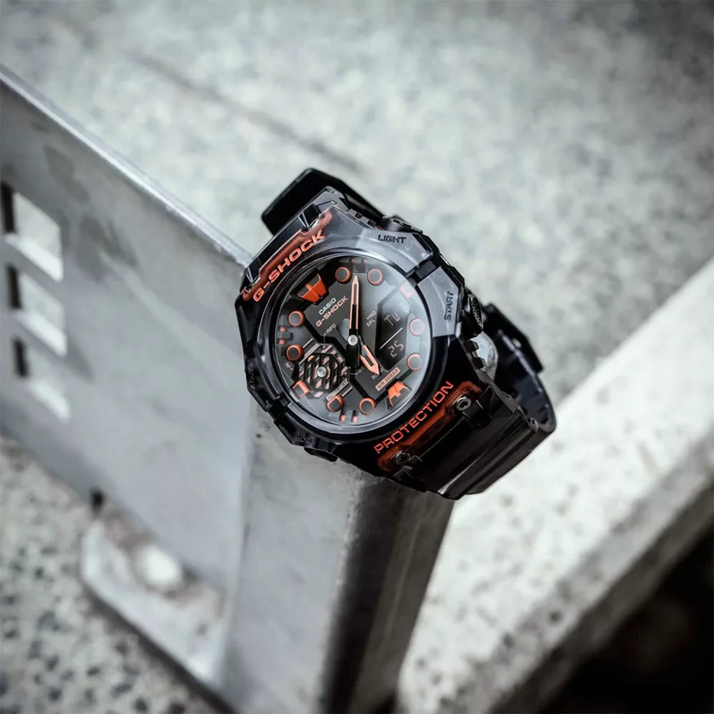 بند رزینی مشکی ساعت CASIO G-SHOCK مدل GA-B001G-1A