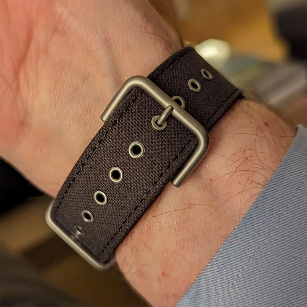 ساعت مچی بلوتوث دار کاسیو با بند کتان ارگانیک