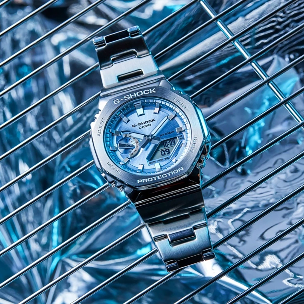 قیمت ساعت کاسیو جی شاک فلزی مدل GM-2110D