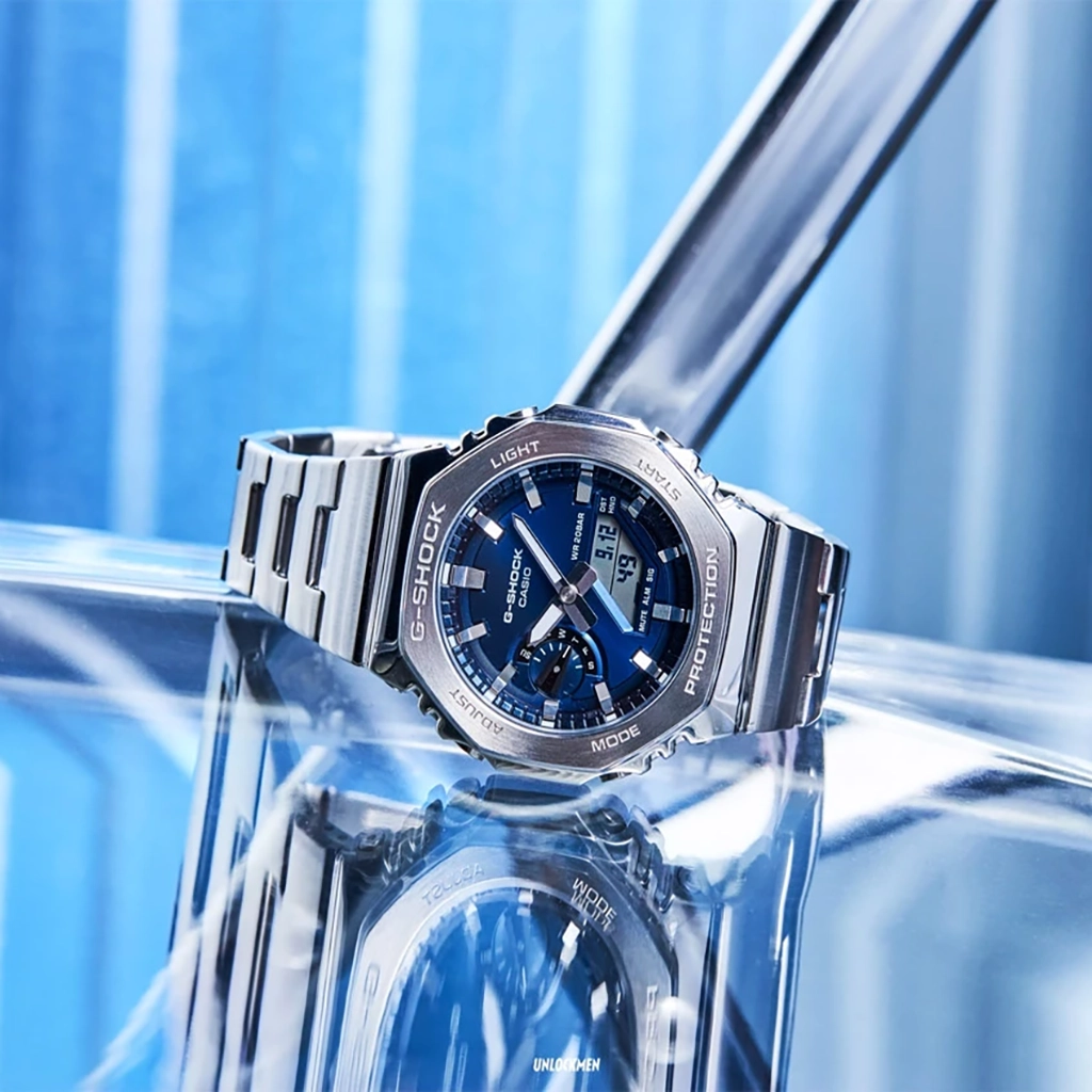 ساعت مچی کلاسیک اسپرت کاسیو مدل G-STEEL سرمه‌ای