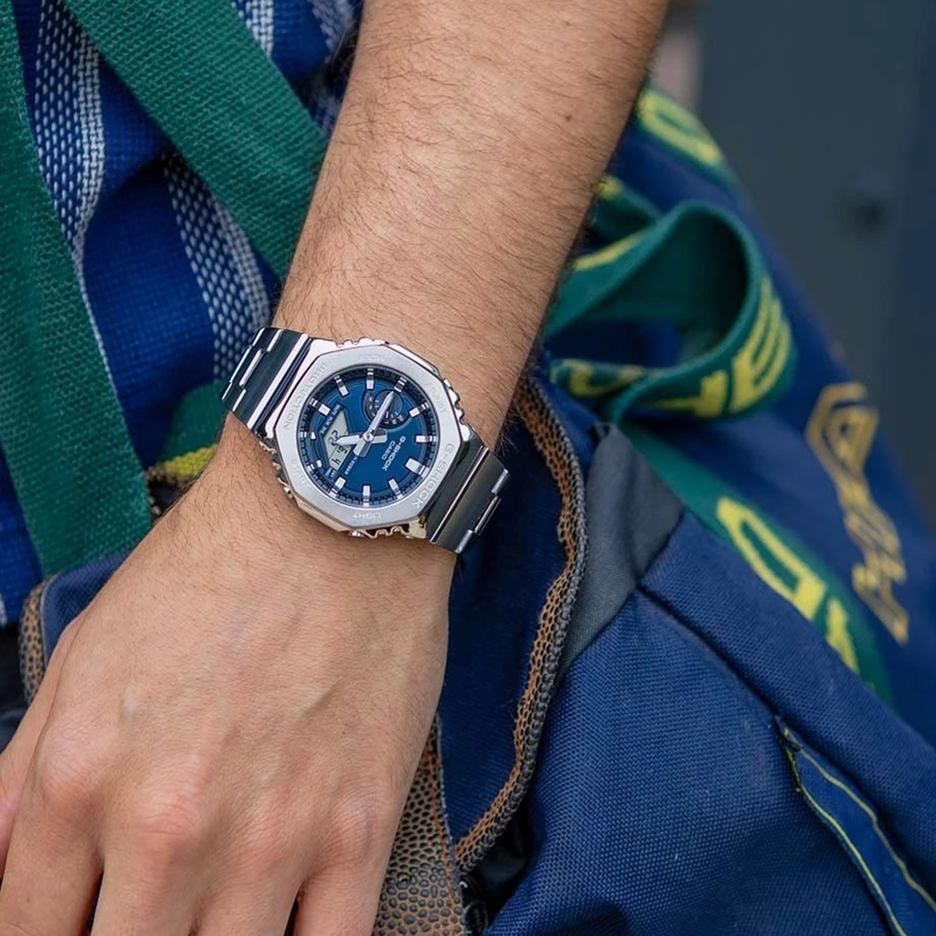 قیمت ساعت کاسیو جی شاک فلزی مدل GM-2110D-2B