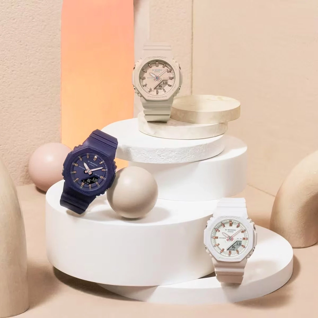 ساعت مچی دخترانه اسپرت کاسیو مدل GMA-P2100 سفید