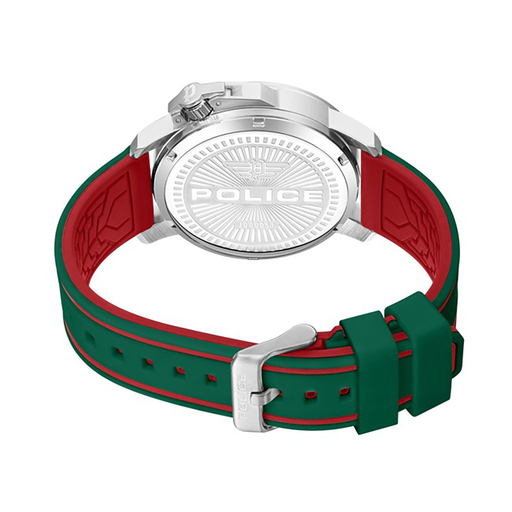 نمای کنار ساعت پلیس مدل PEWJQ0005106 با قاب استیل